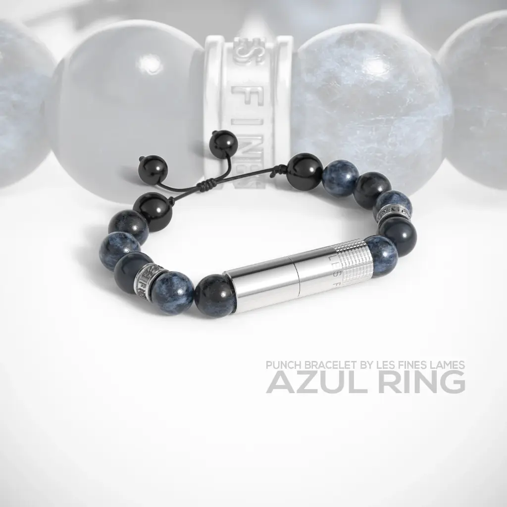 Les Fines Lames Punch Bracelet Azul Ring