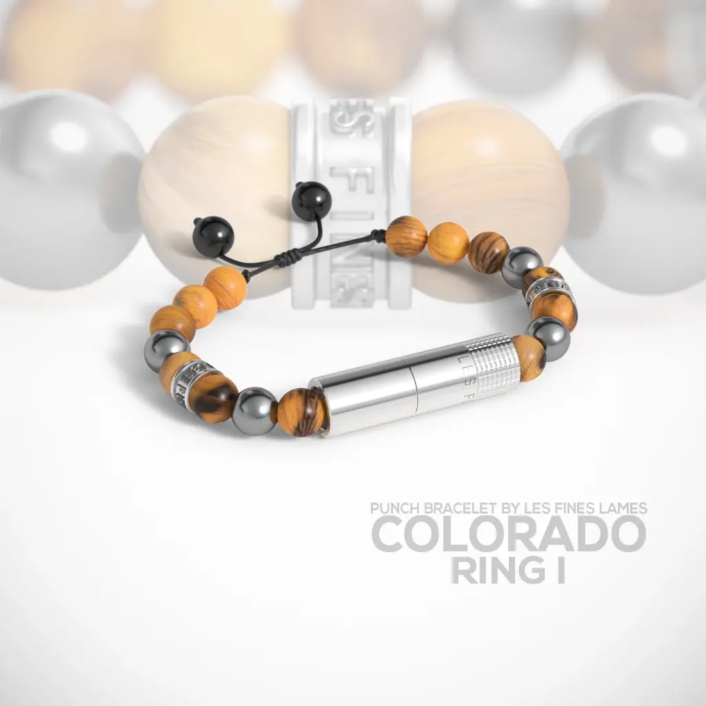 Les Fines Lames Punch Bracelet Colorado Ring I