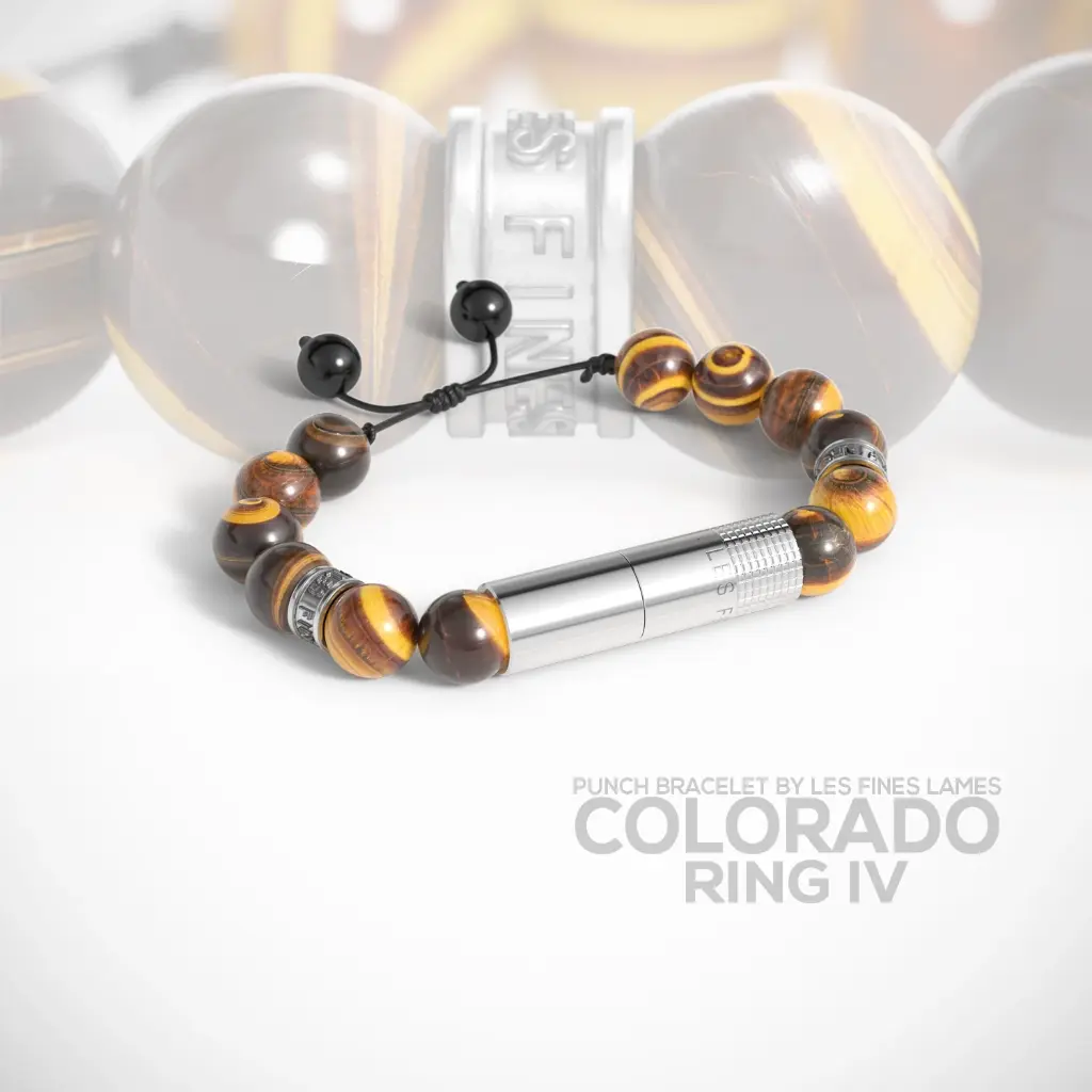 Les Fines Lames Punch Bracelet Colorado Ring IV