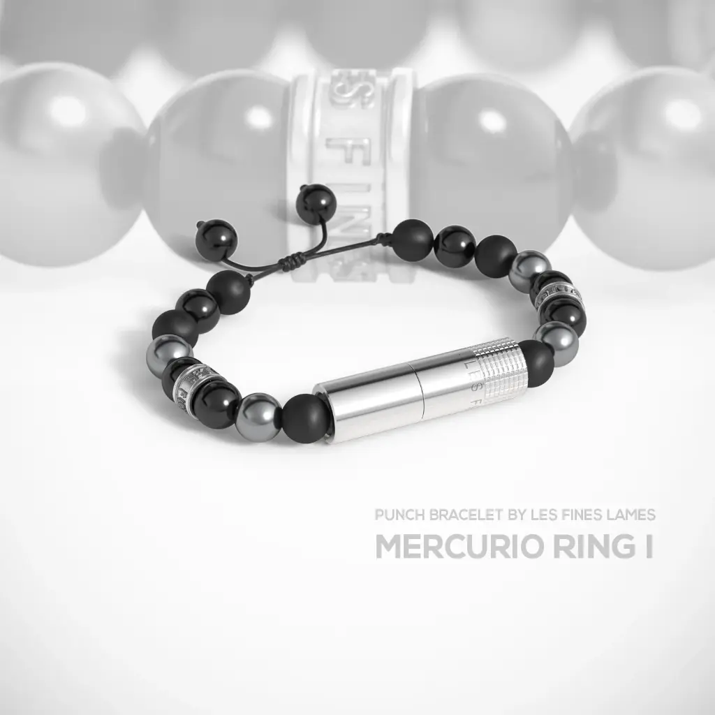 Les Fines Lames Punch Bracelet Mercurio Ring I