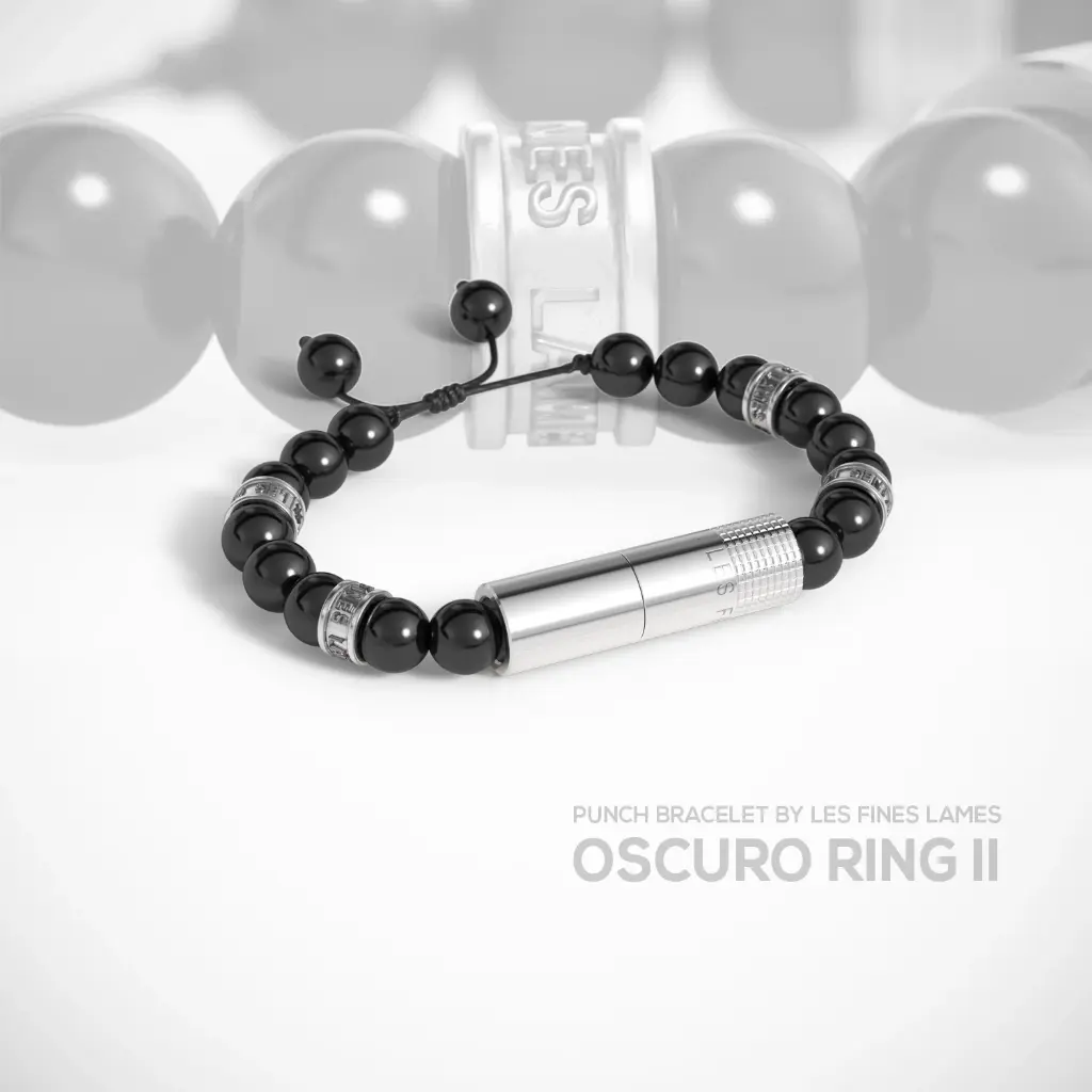 Les Fines Lames Punch Bracelet Oscuro Ring II