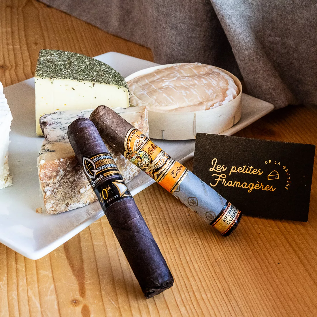Fromage et cigare