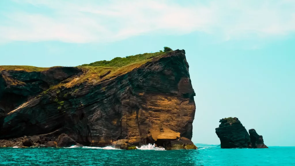 Punta Roca Partida, Küste von Los Tuxtlas, Veracruz, Mexiko