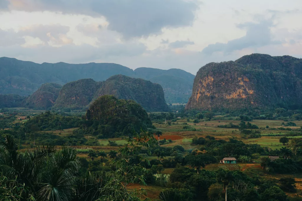 Das Tal von Viñales vom Aussichtspunkt, Kuba